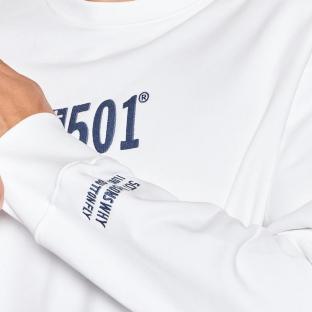 Sweat Blanc Homme Levis Relaxed Graphic vue 3