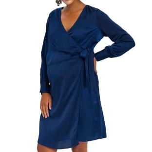 Robe Bleu Femme Vero Moda Maternity Isa vue 0
