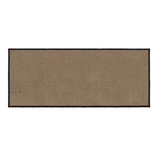 Tapis Uni Marron Luance 50x120cm Anna pas cher