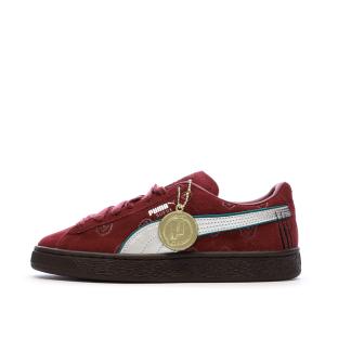 Baskets Bordeaux Garçon/Fille Puma Suede 2 One Piece Jr pas cher