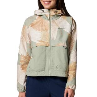 Coupe Vent Vert Femme Columbia Spire Imprimé vue 0