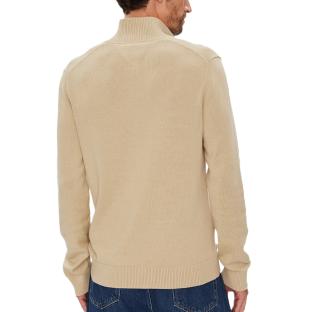 Pull 1/4 Zip Beige Homme Tommy Hilfiger Light vue 2