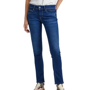 Jean Slim Bleu Foncé Femme Pepe Jeans New Brooke PL204165CQ5 pas cher