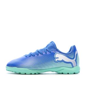 Chaussures de football Bleu Garçon Puma Future 7 Play pas cher