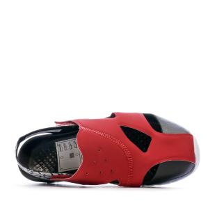 Sandales Rouges Garçon Nike Jordan Flare vue 4