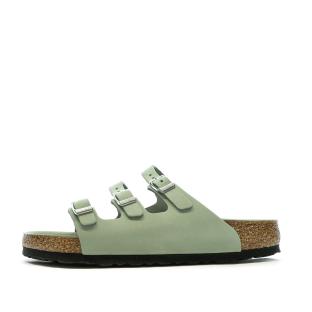 Sandales Vertes Femme Birkenstock Florida pas cher