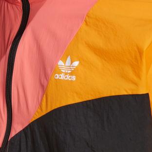 Veste Rose/Noir/Orange Homme Adidas Colorblock vue 3