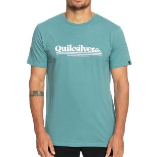 T-Shirt Bleu Homme Quiksilver Warpedframes vue 0
