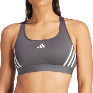 Brassière Gris Femme Adidas Powerimpact Train vue 0