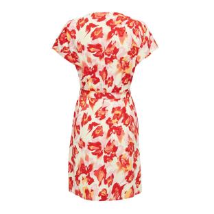 Robe Rouge/Blanc Femme Only Button vue 2