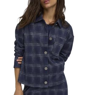 Chemise à Carreaux Bleu Femme JDY Filukka vue 0