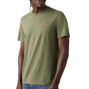 Camiseta verde oliva para hombre Levi's Ss Classic Hm Tee ver 0