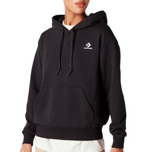 Sweat Zippé Noir Femme Converse Embroidered pas cher