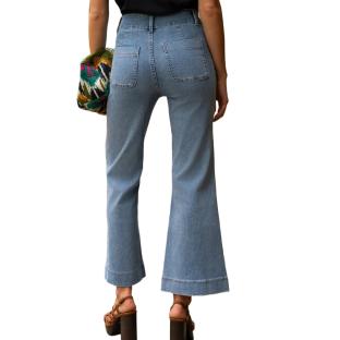 Jean flare Bleu Femme Oraije Elenette vue 0