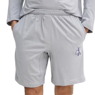 Short Gris Homme Calvin Klein Jeans Monogram Sleep vue 0