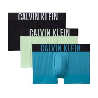 X3 Boxers Marine/Vert Homme Calvin Klein Jeans Trunk vue 0