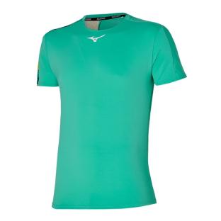 T-shirt de Tennis Vert Homme Mizuno Tennis Shadow pas cher