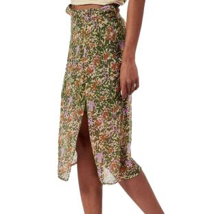 Jupe Longue Kaki Femme Kaporal CARO vue 0