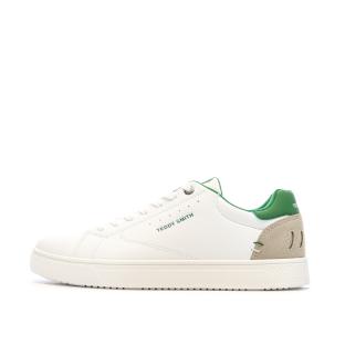 Baskets Blanches/Vertes Homme Teddy Smith 120100 pas cher