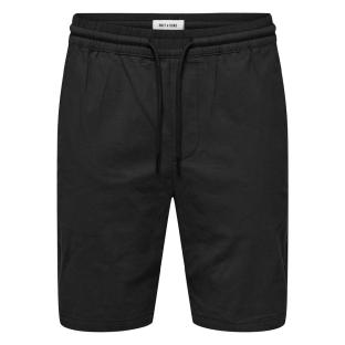 Short Noir Homme Only & Sons Capri pas cher