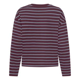 T-Shirt Manches Longues Marron/Bleu Femme Only Happy vue 0