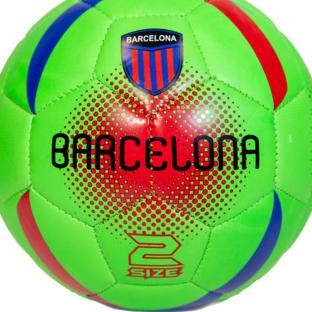 BARCELONA Mini Ballon Vert Fluo Sport Zone vue 0