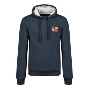Sweat à Capuche Marine Homme Geographical Norway Fondant pas cher
