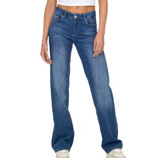 Jean Straight Bleu Femme Only Blush pas cher