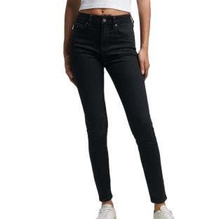 Jean Skinny Noir Femme Superdry Vintage High Rise pas cher