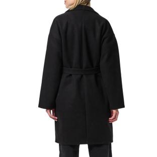Manteau Noir Femme Pieces Jolene vue 2