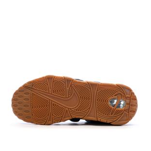 Basket Noir Homme NIKE Air More Uptempo Low Gomme vue 5