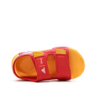 Sandales Rouges/Jaunes Adidas Altaswim Mickey vue 4