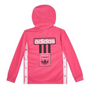 Sweat Rose Fille Adidas Fz Hoodie vue 2