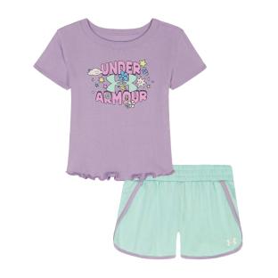 Conjunto morado/turquesa para niña Under Armour Baby ver 0