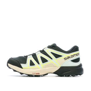 Chaussures de Trail Noir/Beige Junior Mixte Salomon Speedcross pas cher