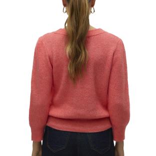 Pull Rose Femme Vero Moda Vigga vue 2