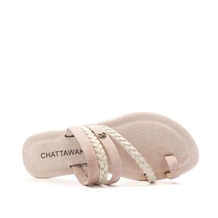 Sandales Beige Femme Chattawak TIFA vue 4