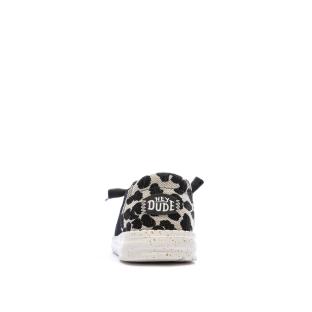 Chaussures Noir Femme Hey Dude Blackleopard vue 0