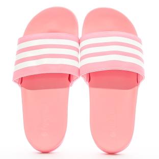 Steppschuhe Pink/Weiß Adidas Adilette Comfort Ansicht 0