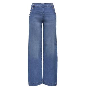 Jean Loose Bleu Moyen Femme Bleu Only Mollie vue 0