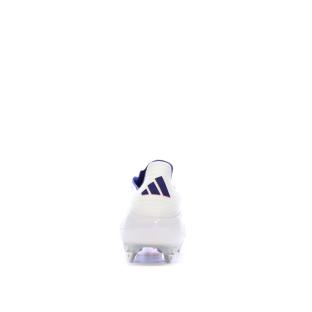 Chaussures de Foot Blanc/Bleu Adidas F50 Elite SG vue 0