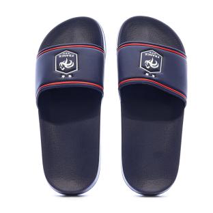 Claquettes Marines/Rouges Homme FFF vue 0