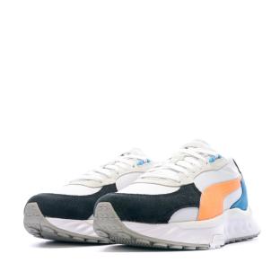 Basket Blanche Garçon Puma Wild Rider vue 6