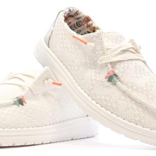 Chaussures Blanches Femme Hey Dude Wendy Boho vue 7