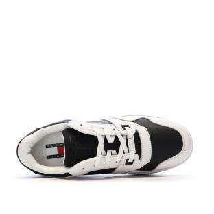 Baskets Blanches/Noires Homme Tommy Hilfiger Tjm Retro Basket vue 4