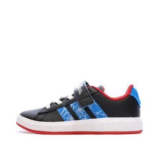 Baskets Noir Garçon Adidas Spider-man Grand Court vue 0