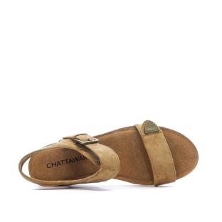 Sandales Marron Femme Chattawak Laspinas vue 0