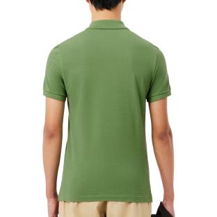 Polo Vert Homme Lacoste 02M vue 0
