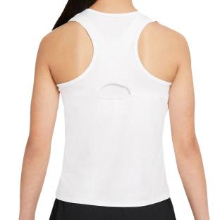 Débardeur Blanc Fille Nike Nkct vue 2