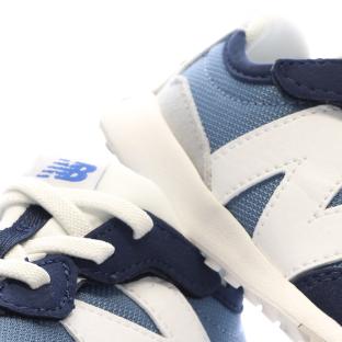 New Balance 327 Baskets Bleu Garçon NW327CJ vue 7